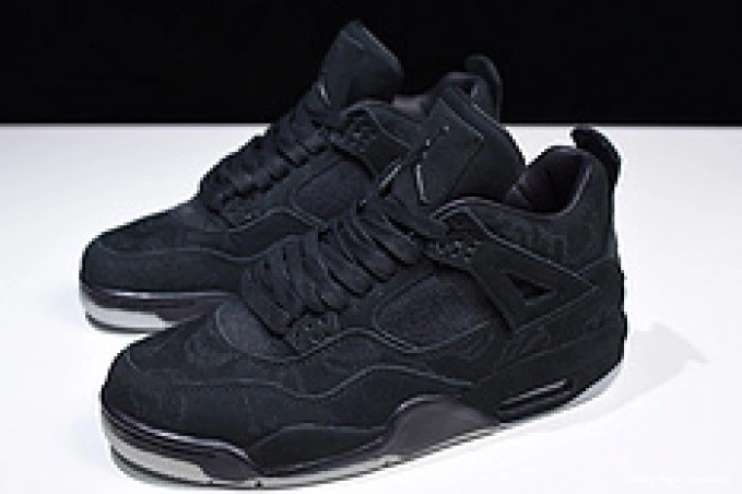 Rep Husky 001 kaws Jordan 4 retro black 930155 Nike Air 0821